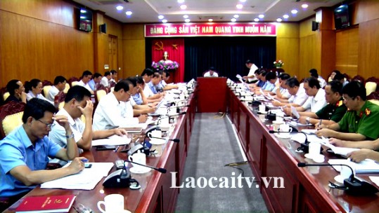 Ban Thường vụ Tỉnh ủy Lào Cai làm việc với Huyện ủy Bảo Thắng