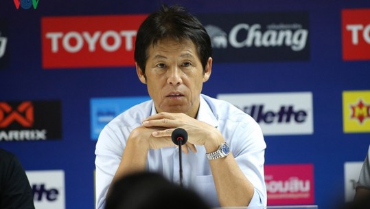 HLV Akira Nishino hài lòng với kết quả hòa 0-0 trước ĐT Việt Nam