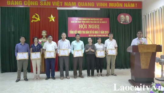 Bát Xát tổng kết Tổng điều tra dân số và nhà ở năm 2019