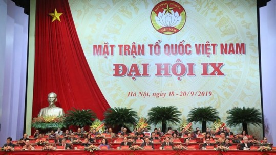 Bế mạc Đại hội đại biểu toàn quốc MTTQ Việt Nam lần thứ IX