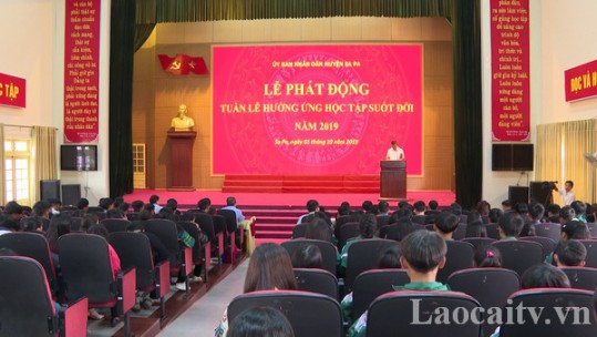 Sa Pa phát động Tuần lễ hưởng ứng học tập suốt đời