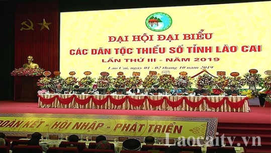 Khai mạc Đại hội đại biểu các dân tộc thiểu số tỉnh Lào Cai lần thứ III năm 2019