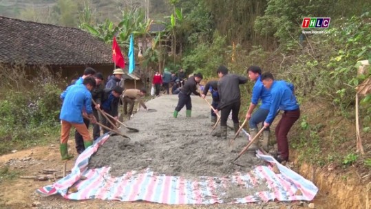 Thanh niên Lào Cai tích cực tham gia xây dựng nông thôn mới