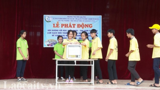 “Học yêu thương - học chia sẻ - giúp bạn đến trường” – lan tỏa lòng nhân ái trong học sinh