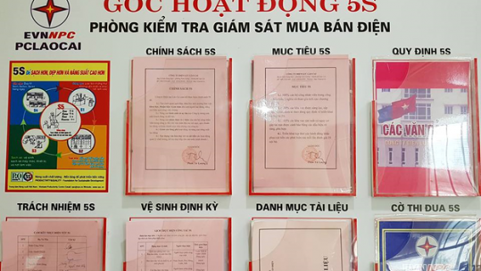 Điện lực Lào Cai đưa quy tắc 5S từ văn phòng ra lưới điện