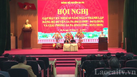 Đảng bộ huyện Sa Pa kỷ niệm 69 năm ngày thành lập Đảng bộ huyện