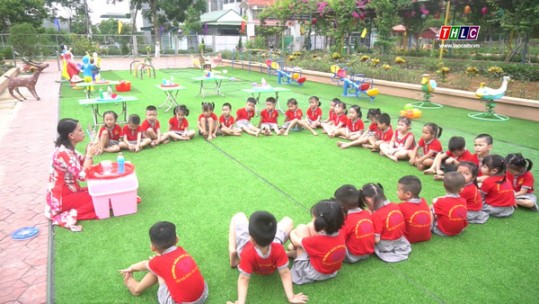 Vui đến trường: Trường Mầm non Bình Minh, Bảo Thắng (13/6/2020)
