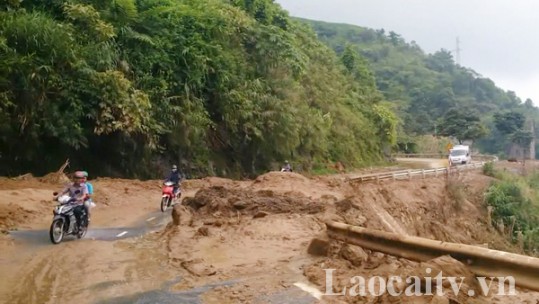 Vùng núi Lào Cai cần đề phòng lũ quét, trượt lở đất đá