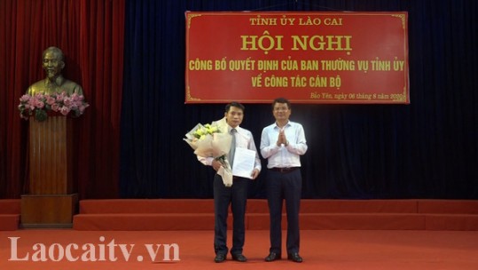 Đồng chí Nguyễn Xuân Nhẫn giữ chức vụ Phó Bí thư Huyện ủy Bảo Yên