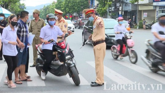 Thành phố Lào Cai đảm bảo an toàn giao thông cho kỳ thi tốt nghiệp THPT 2020