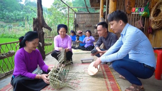 Nét đẹp Lào Cai: Nghề đan lát của người Tày Nghĩa Đô