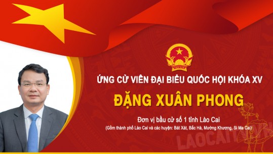 Chương trình hành động của ứng cử viên đại biểu Quốc hội khóa XV Đặng Xuân Phong