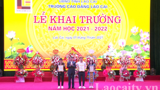 Trường Cao đẳng Lào Cai tổ chức khai giảng năm học mới 2021-2022