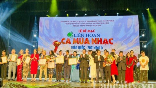 Lào Cai giành 8 huy chương tại Liên hoan Ca múa nhạc toàn quốc đợt 1 năm 2021