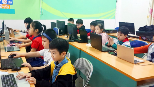 Học sinh Trường Tiểu học Lê Ngọc Hân xếp thứ Nhất Cuộc thi lập trình CoderZ năm 2021