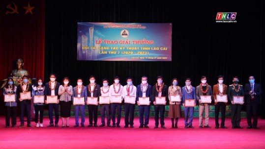 Trao giải Hội thi Sáng tạo kỹ thuật tỉnh Lào Cai