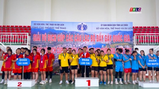 Lào Cai giành 12 huy chương tại Giải vô địch Cúp câu lạc bộ kéo co, đẩy gậy