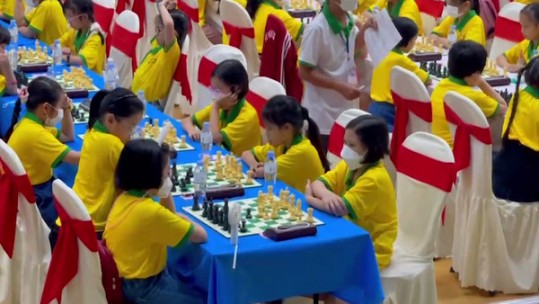 11 kỳ thủ Lào Cai tham dự Giải vô địch Cờ vua trẻ quốc gia năm 2022