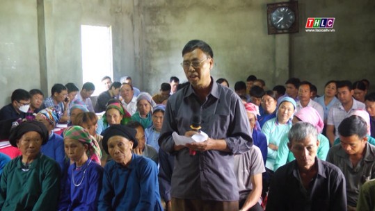 Huyện ủy Mường Khương đối thoại với Nhân dân Nấm Oọc