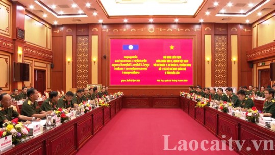 Tăng cường hợp tác giữa Quân khu 2 và các đơn vị Bắc Lào