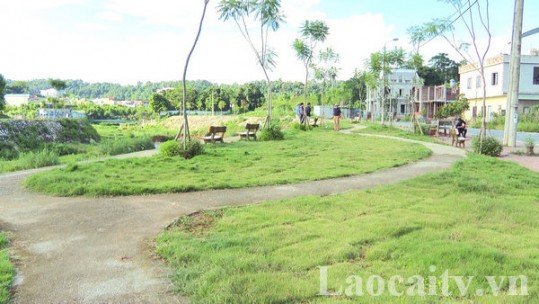 Thành phố Lào Cai ưu tiên xây dựng nhiều tiểu công viên