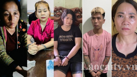 Công an Văn Bàn bắt giữ 5 đối tượng mua bán, tàng trữ trái phép chất ma túy