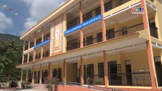 Văn Bàn đầu tư xây dựng cơ sở vật chất trường lớp học