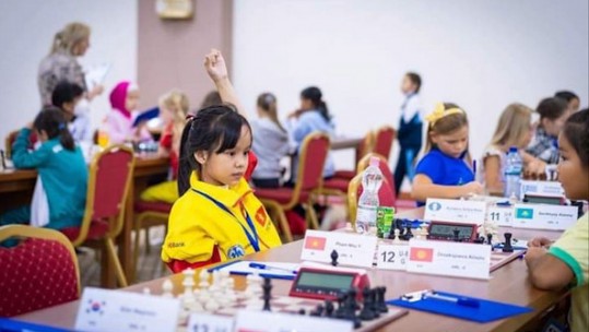 Kỳ thủ Phạm Như Ý của Lào Cai đứng thứ 8 tại Giải cờ vua thiếu nhi thế giới 2022
