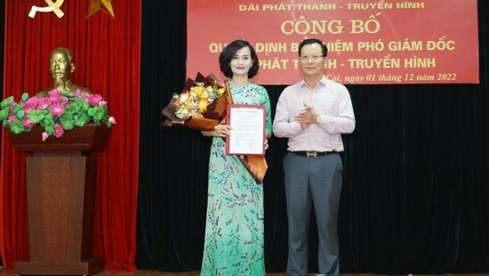 Công bố quyết định bổ nhiệm Phó Giám đốc Đài Phát thanh - Truyền hình tỉnh Lào Cai
