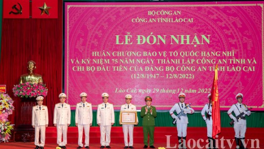 Phát huy truyền thống, Công an tỉnh Lào Cai hoàn thành xuất sắc nhiệm vụ năm 2022