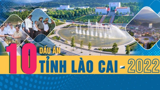 [Infographic] 10 dấu ấn tỉnh Lào Cai năm 2022