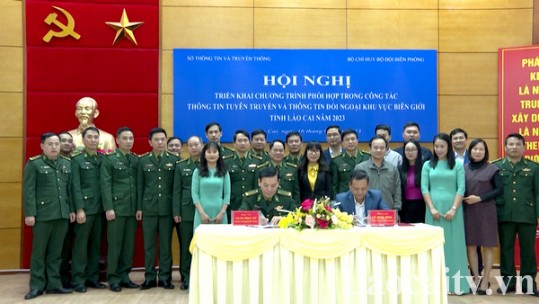 Phối hợp thông tin đối ngoại khu vực biên giới tỉnh Lào Cai năm 2023