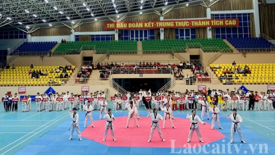 Khai mạc Giải Taekwondo các lứa tuổi trẻ tỉnh Lào Cai năm 2023