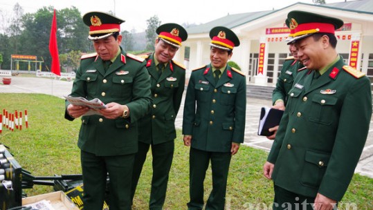Cục Quân huấn, Bộ Tổng Tham mưu Quân đội Nhân dân Việt Nam kiểm tra tại Bộ CHQS tỉnh Lào Cai