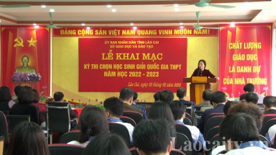Khai mạc Kỳ thi học sinh giỏi Quốc gia tại Lào Cai