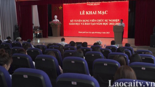 Thành phố Lào Cai tuyển dụng viên chức sự nghiệp giáo dục
