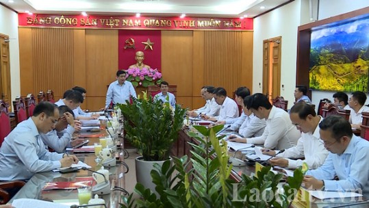 Bộ trưởng Bộ Kế hoạch và Đầu tư làm việc với tỉnh Lào Cai