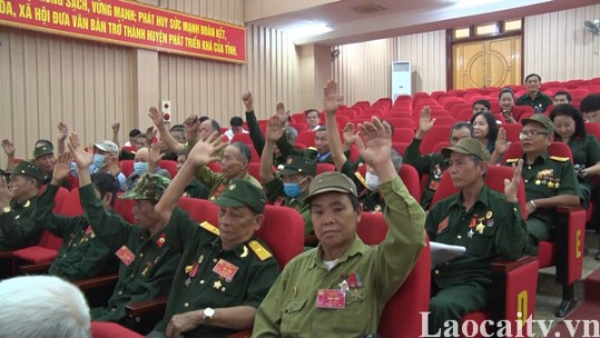 Đại hội Hội nạn nhân chất độc da cam huyện Văn Bàn khoá I, nhiệm kỳ 2023-2028