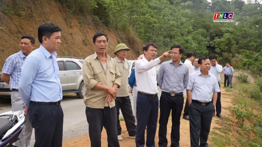 Bí thư Tỉnh ủy Đặng Xuân Phong kiểm tra một số công trình, dự án trọng điểm tại huyện Bảo Thắng