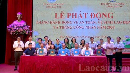 Phát động Tháng hành động về an toàn vệ sinh lao động và Tháng công nhân năm 2023