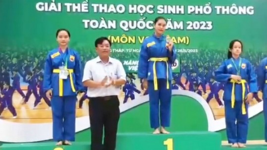 Học sinh Lào Cai đoạt giải cao tại Giải Thể thao học sinh phổ thông toàn quốc