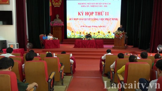 Kỳ họp 11 HĐND huyện Si Ma Cai bầu bổ sung chức danh phó Chủ tịch HĐND, UBND huyện
