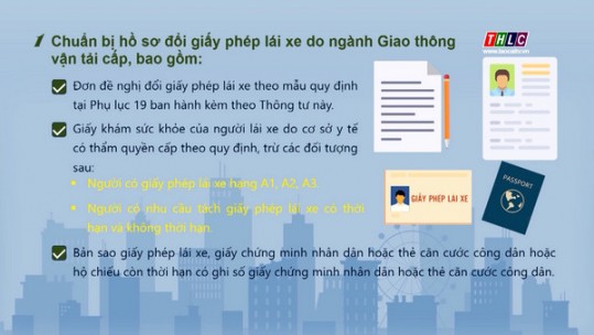 Thủ tục đổi giấy phép lái xe do ngành Giao thông vận tải cấp