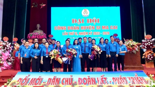 Đại hội Công đoàn huyện Si Ma Cai lần thứ VI, nhiệm kỳ 2023 - 2028