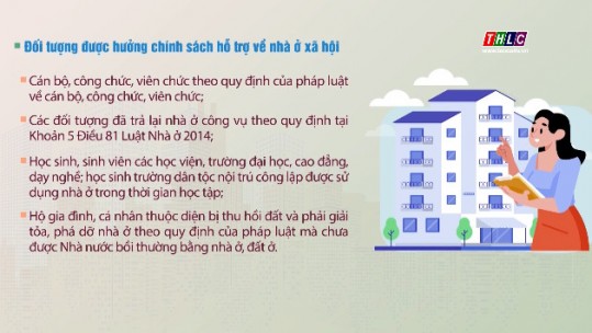 Đối tượng được hưởng chính sách hỗ trợ về nhà ở xã hội