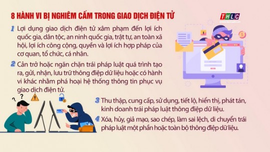 8 hành vi bị nghiêm cấm trong giao dịch điện tử