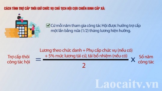 Chế độ trợ cấp thôi giữ chức vụ Chủ tịch Hội Cựu chiến binh cấp xã