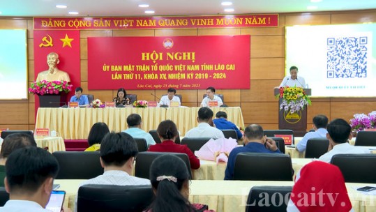 Hội nghị Ủy ban MTTQ Việt Nam tỉnh Lào Cai lần thứ 11