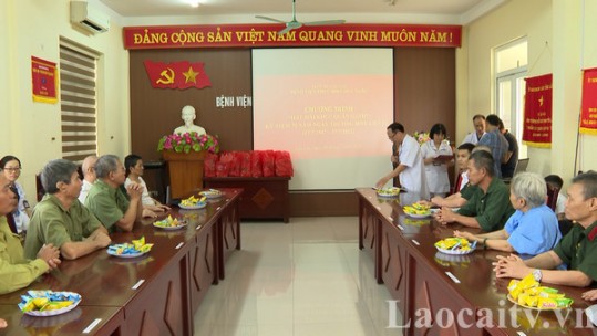 Tri ân thương binh, bệnh binh đang điều trị tại bệnh viện