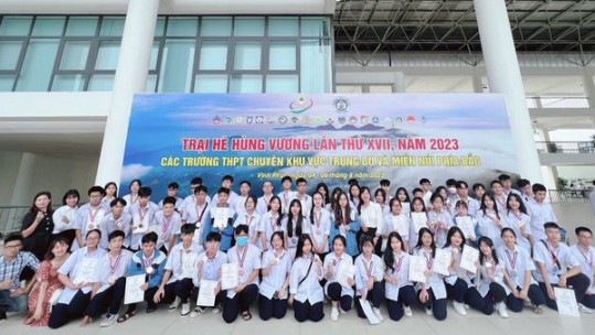 Học sinh Lào Cai giành 60 huy chương tại Trại hè Hùng Vương 2023